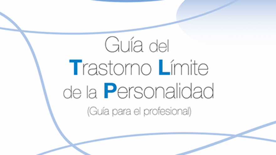 dibujo geométrico de la portada del manual de la guía para el trastorno límite de personalidad
