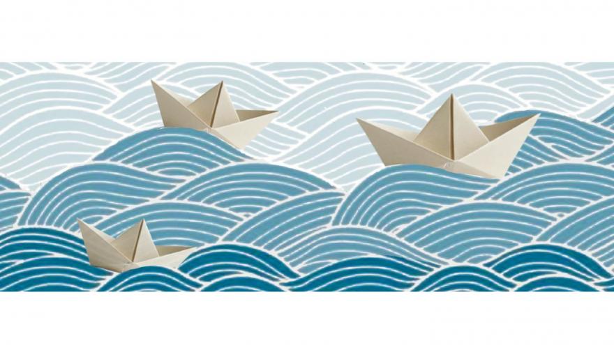 barcos de papel