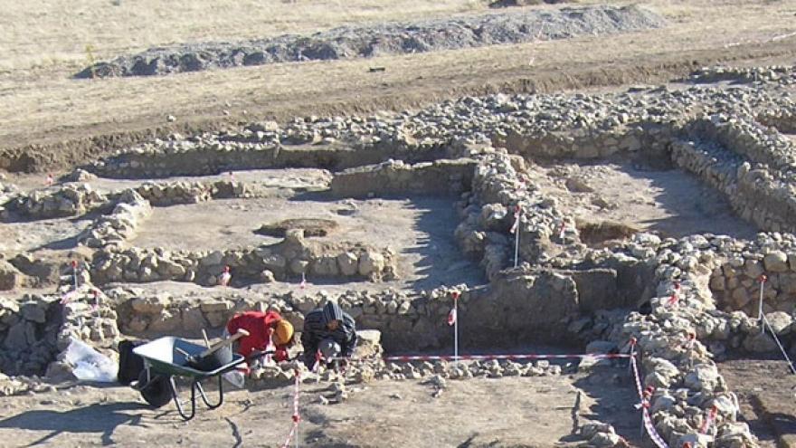 Imagen del asentamiento carpetano de el LLano de la Horca 