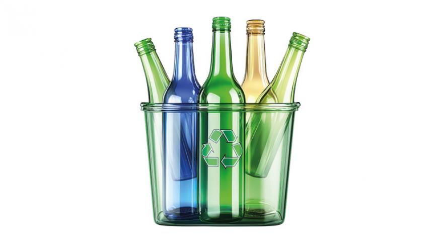 Imagen de vidrio reciclado
