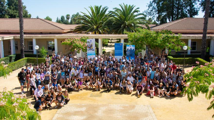 Asistentes al Encuentro Peninsular de Corresponsales Juveniles