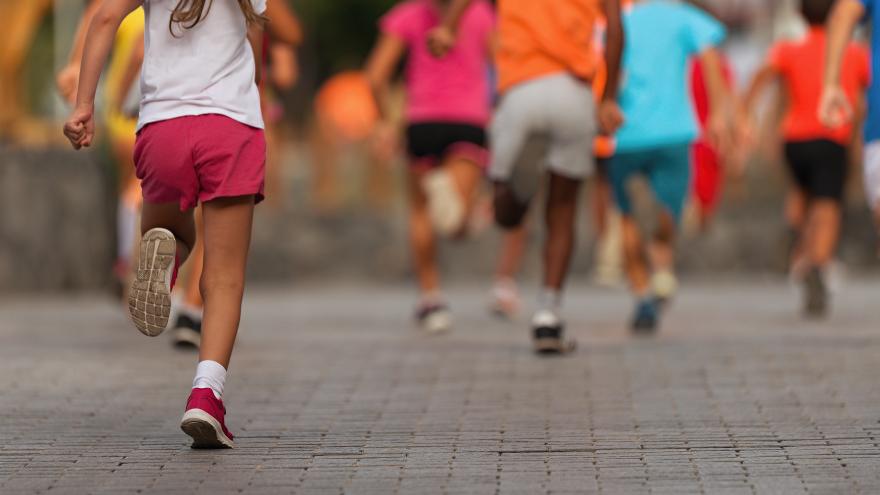 Carrera de niños
