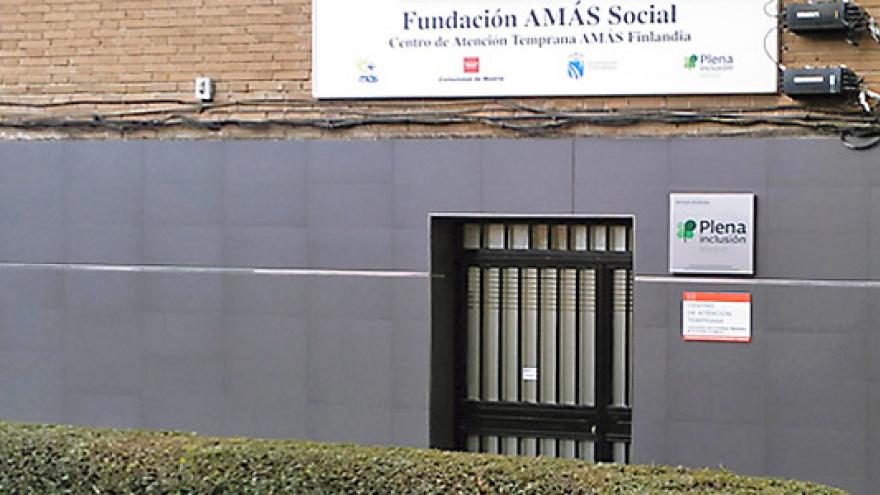 Fachada del Centro de Atención Temprana (CAT) AMÁS Finlandia