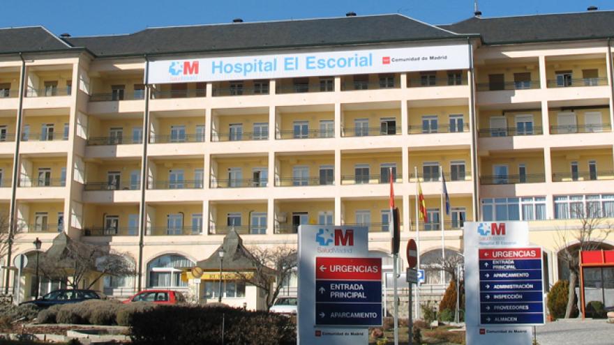 foto del exterior del hospital El Escorial