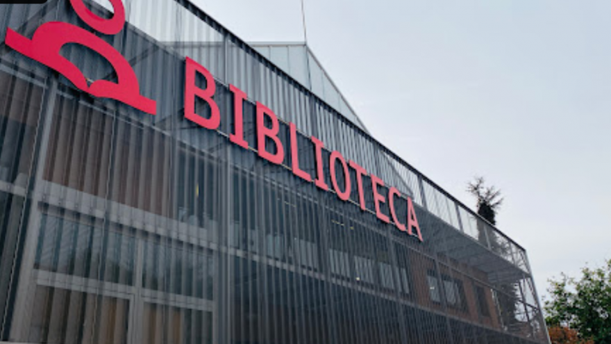 Exterrior Biblioteca  Gabriel García Máquez de Madrid