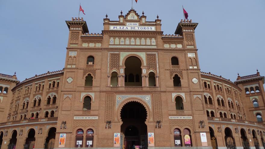 Fachada de la Plaza de Toros de las Ventas Puerta Grande