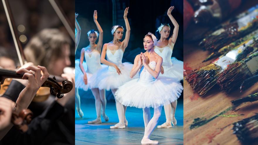 Bailarines de danza clásica