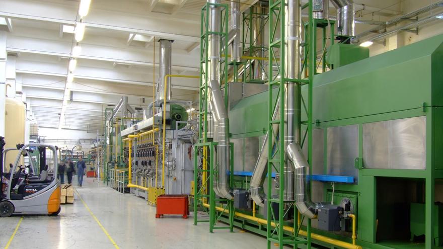 Imagen del interior de una fábrica