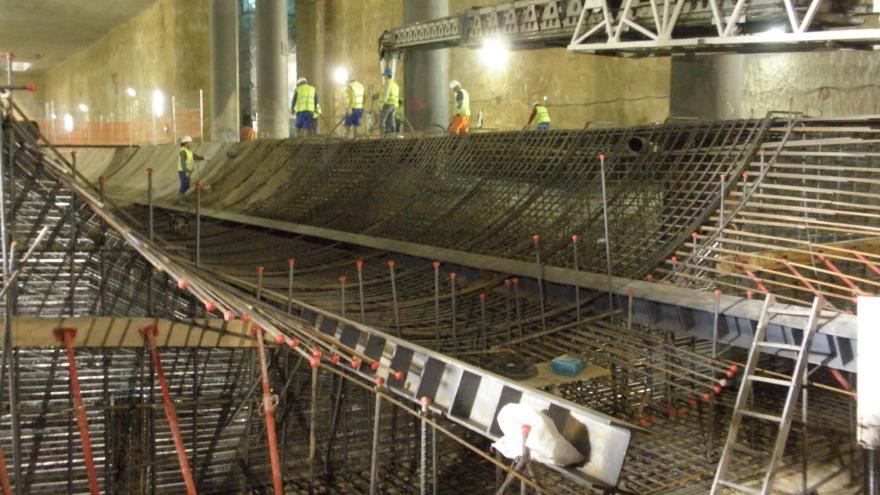 Contrabóveda de la estación Alsacia