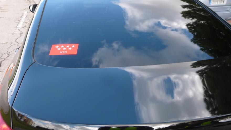 Vehículo con distintivo VTC