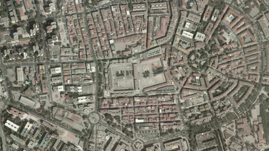 Vista aérea de San Fernando de Henares