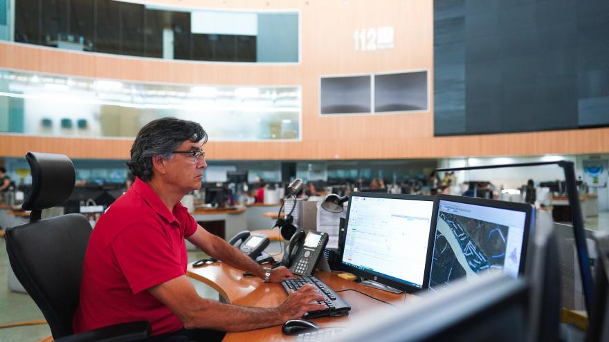 Sala de Operaciones del Servicio Madrid 112 