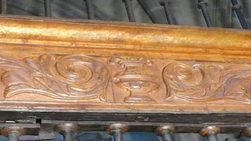 Reja de la capilla de la Anunciación o de Hernán López de Segovia