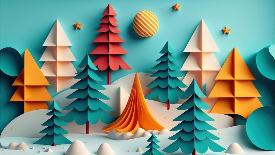 Foto papel navidad