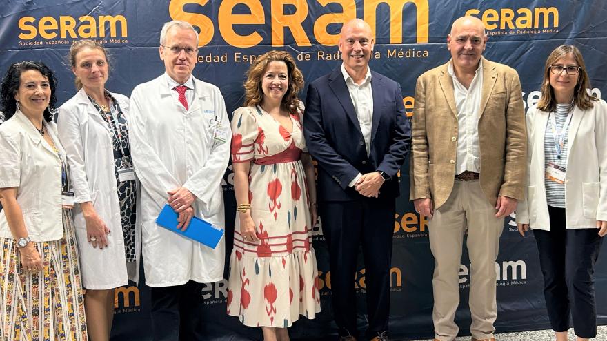 La consejera Fátima Matute durante las Jornadas SERAM-ARSS Imagen de la Mujer
