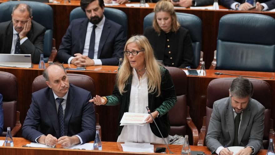 La consejera Rocío Albert comparece en la Asamblea de Madrid