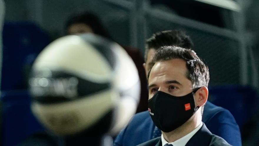 Ignacio Aguado asiste al sorteo de emparejamiento de los equipos que competirán por la Copa del Rey ACB 2021