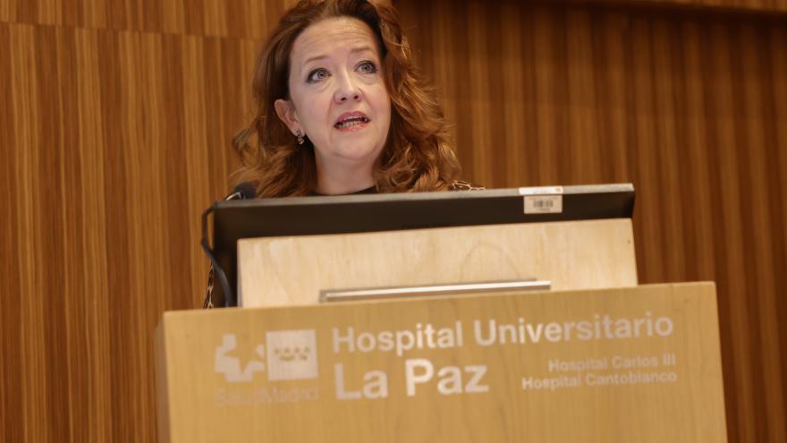 La consejera Fátima Matute durante las IV Jornadas de la Red de Terapias Avanzadas