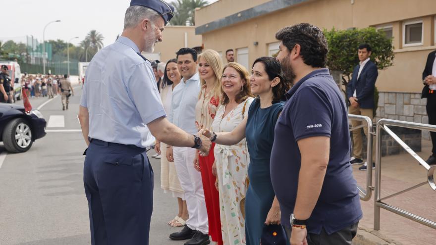La presidenta Isabel Díaz Ayuso en el Festival Aéreo Aire 25