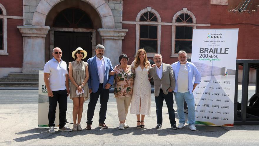 Ana Dávila en la celebración del día del Grupo Social ONCE Madrid