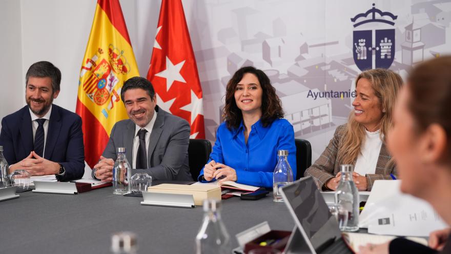La presidenta Isabel Díaz Ayuso en Valdemoro