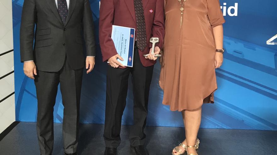 Rosalia Gonzalo durante la entrega de los reconocimientos