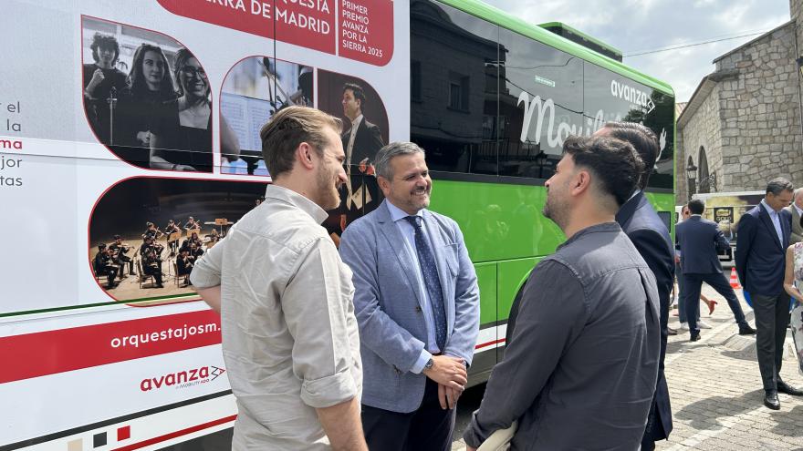 El consejero Jorge Rodrigo durante la entrega de los premios Avanza por la Sierra
