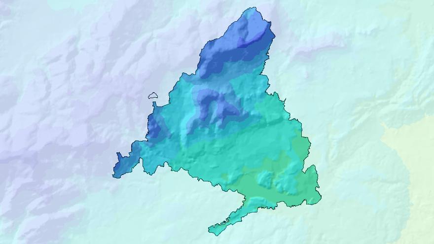 Mapas del medio ambiente en la Comunidad de Madrid