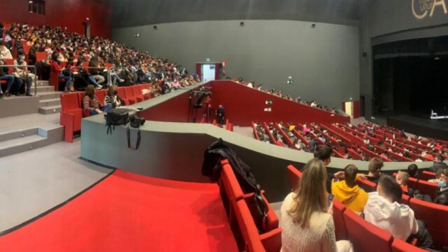 Butacas de teatro en color rojo 