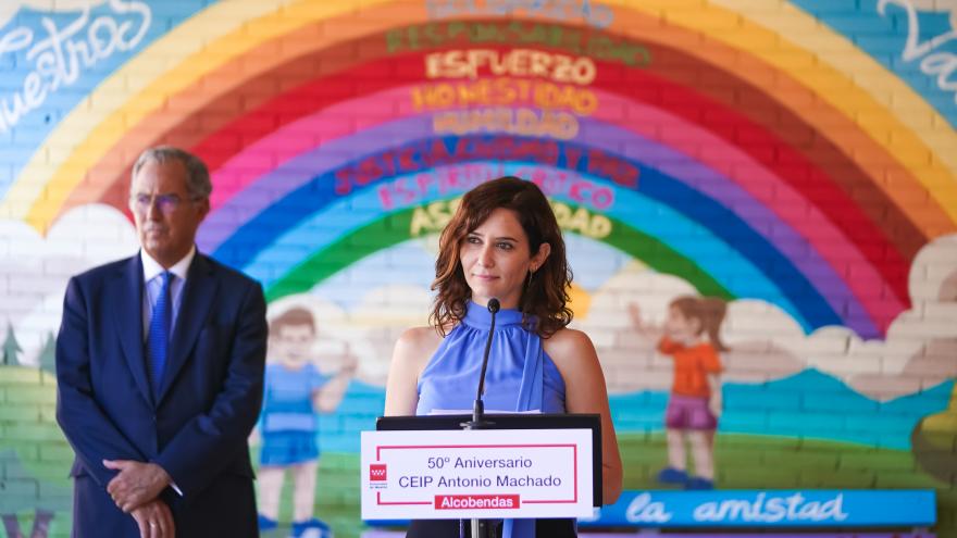 La presidenta durante su intervención