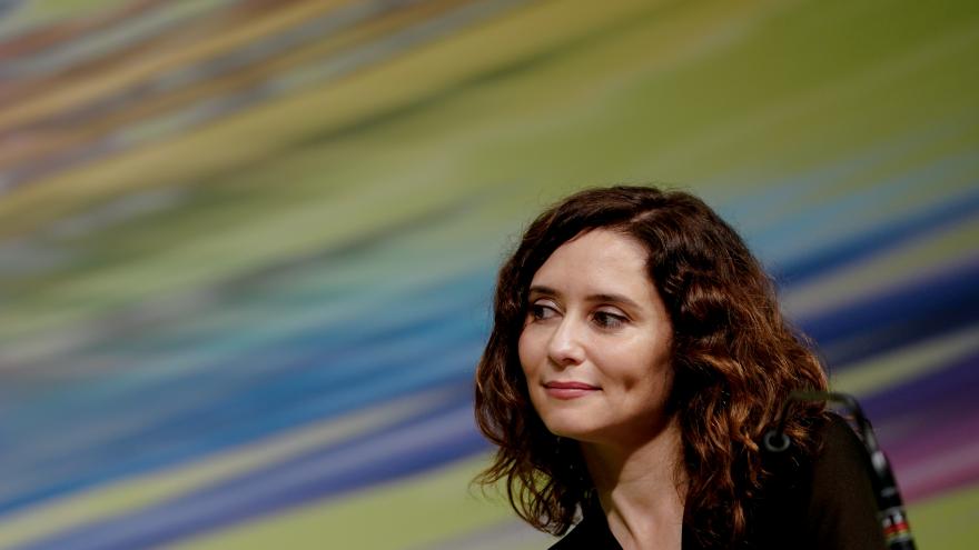 La presidenta durante el congreso