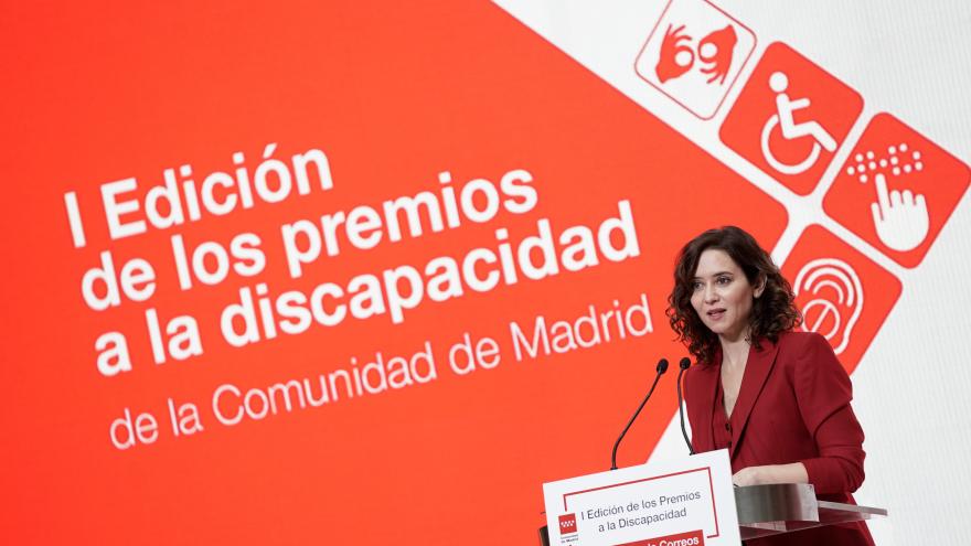 La presidenta durante su intervención