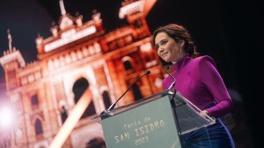 La presidenta durante su discurso