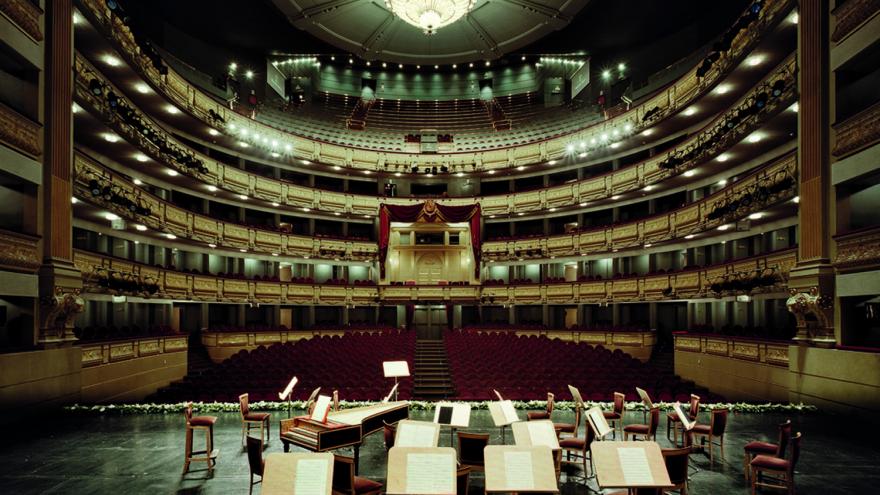 Vista interior del Teatro Real