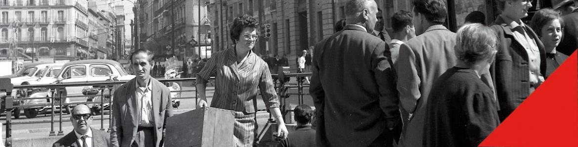 Madrid. Puerta del Sol, (Archivo Regional de la Comunidad de Madrid. Fondo Fotográfico Nicolás Muller.)