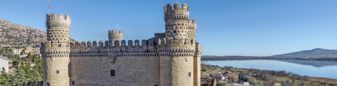 Castillo de Manzanares el Real Castillo de Manzanares aereo