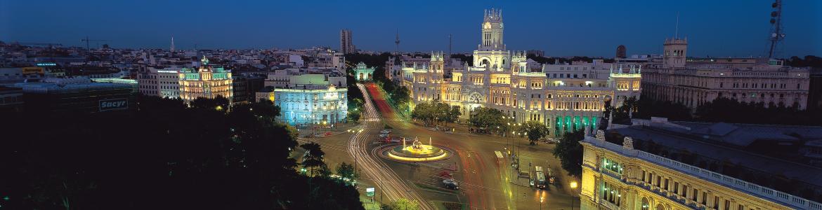 Vista Cibeles nocturna