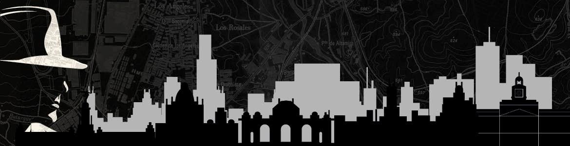 Gráfica de la exposición "Un Madrid de novela... negra" Gráfica de la exposición Un Madrid de novela negra_