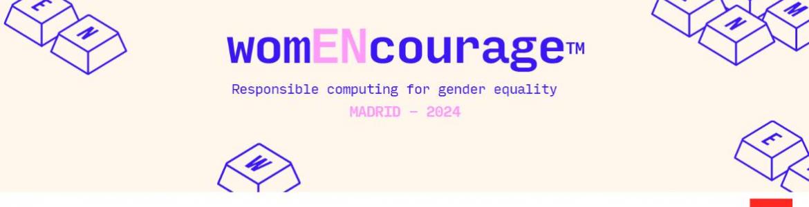 Cartel del congreso de la ACM womENcourage