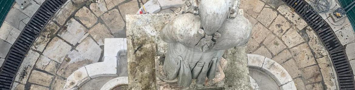 Restauración de la fuente de Ciempozuelos Restauración fuente ciempozuelos proceso