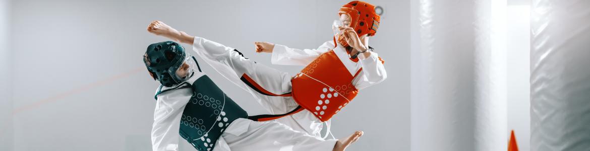 PRÁCTICA DE TAEKWONDO