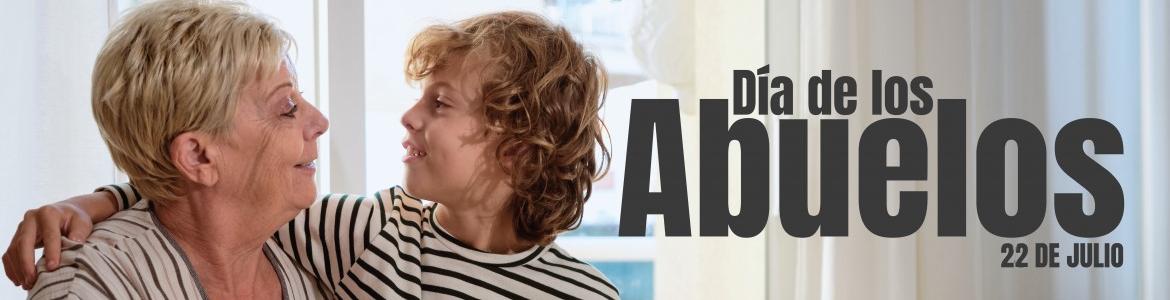 Dia_de_los_abuelos_2025 Mujer mayor y niño mirándose