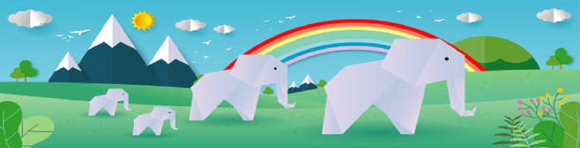 elefante arcoiris