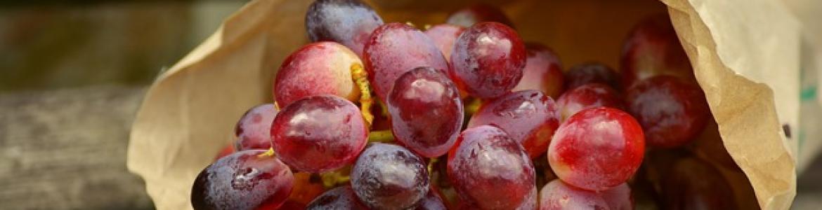 Bolsita con uvas