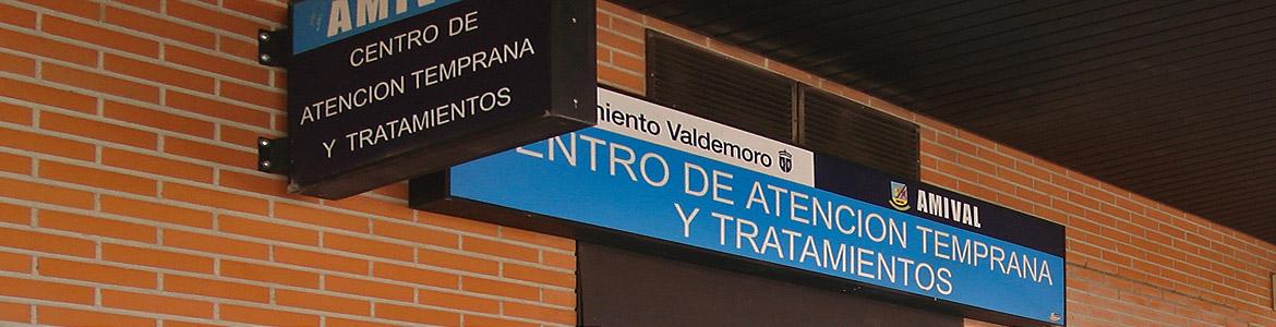 Fachada del Centro de Atención Temprana (CAT) AMIVAL de Valdemoro