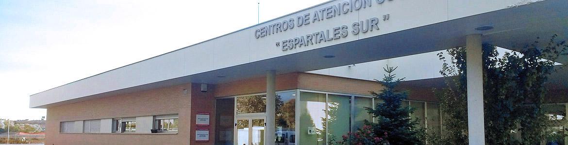 Centro de Día de Soporte Social (CD) y Centro de Rehabilitación Laboral (CRL) Espartales Sur - Alcalá de Henares Fachada del Centro de Día de Soporte Social (CD) y Centro de Rehabilitación Laboral (CRL) Espartales Sur - Alcalá de Henares