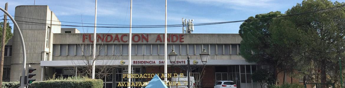 Fachada del Centro de Día San Alfonso y Residencia San Vicente Fundación ANDE