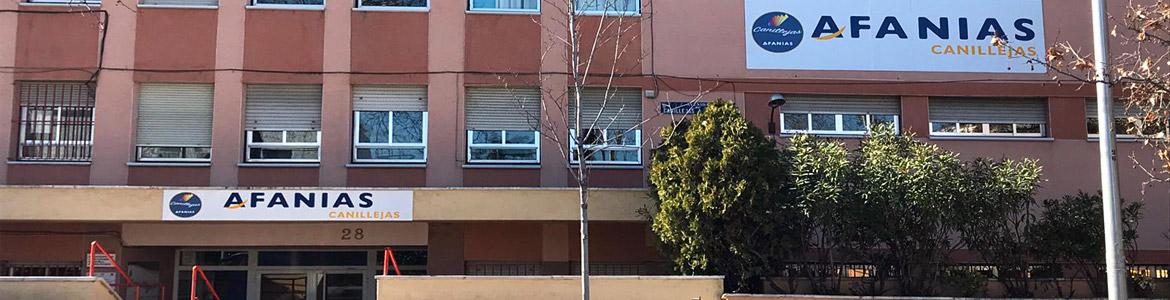 Fachada de la Residencia y Centro Ocupacional AFANIAS Canillejas