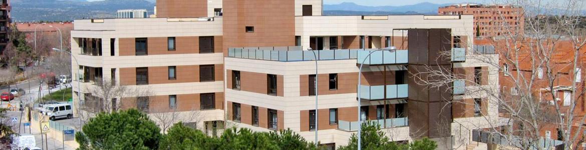 Residencia y Cetro de Día Fundación Polibea (Tres Cantos) Fachada de la Residencia Fundación Polibea