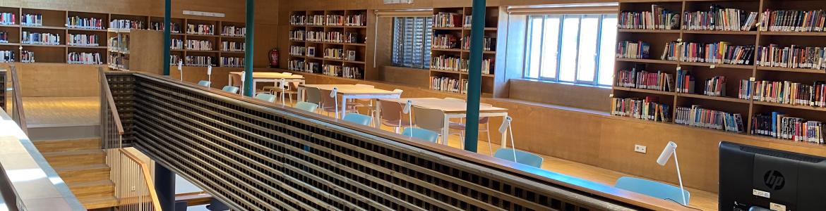 Interior Biblioteca Caja de la Cultura de Torrelodones